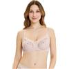 Sans Complexe Coton D'arum_754438 Reggiseno a Copertura Completa, Opace, Silver Peon, 6D Donna