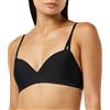 Calvin Klein Donna Reggiseno a Mezza Coppa Lift Elasticizzato, Nero (Black), 2B
