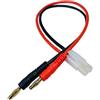 VUNIVERSUM Cavo di ricarica per batteria Lipo Premium, 2 x 4 mm, spina a banana a 2 pin, compatibile con spina Tamiya 13,5, 30 cm, cavo in silicone 14 AWG