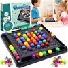 SOETDERT Scacchiera intellettuale doppio duello, palla arcobaleno eliminazione gioco da tavolo, gioco palle spingendo giochi di società, scacchiera giochi di strategia, gioco di famiglia, giochi per feste per