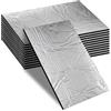 Behogan 12 pezzi 400 * 250 * 5 mm di piastre in Alubutyl, tappetino isolante ignifugo e impermeabile antirumore, tappetino isolante autoadesivo per insonorizzazione e isolamento termico in appartamenti