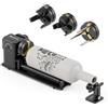 SCULPFUN RA Pro Max Rotary Chuck 4 in 1 Laser Rotary Roller macchina per incisione laser Angolo regolabile di 180° Staffa di estensione della doppia ruota Elaborazione di oggetti cilindrici