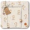 Totsy Baby Tappetino da fasciatoio con rivestimento morbido e superficie resistente | Materasso cambio pannolino impermeabile per lettino cassettiera e viaggio da neonato 75 x 72 cm Giraffe