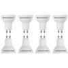 BLAUPUNKT Lampadina Blaupunkt LED GU10 Spot LED, lampada LED, 5W, sostituisce da 50W, bianco naturale 4000K, luce naturale neutra diurna, non dimmerabile, 500 lumen, interno esterno, 8 pezzi (confezione da 8)