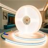 FactorLED Striscia LED COB 24V 5M 60W (12W/m), Regolabile Alta Luminosità 6600lm lineare ad alta densità 352 LED/m, IP20 Interno, Luci LED per soggiorno, camera da letto, soffitto (Luce calda 3000K)