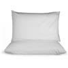 MyVorrei Coppia Federe a sacco in Puro Percalle di Cotone 100% | Misura cm 50x80 | Venduta in 2 Misure | Colore bianco