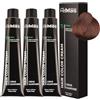 FemMas Tintura per capelli 3x Biondo Scuro Mogano Ambra 6.58 I Tintura per capelli in crema con olio di Argan, Cheratina e Ceramidi I Colorazione o tonalizzazione duratura per risultati di colore