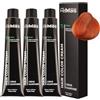 FemMas Colore capelli 3x Biondo Chiaro Rame 8.4 I Crema colorante con olio di Argan, cheratina e ceramidi I Come colorazione permanente o tonalizzazione per risultati di colore luminosi e duraturi I