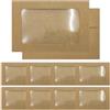 WYAN 10 pezzi Buste in carta kraft, Busta con Finestra, Busta marrone, 15.5 x 10.4 cm Buste per Inviti, Biglietti d'auguri, Biglietti di Ringraziamento, biglietti di compleanno