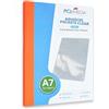 PCL Media ltd® Buste autoadesive trasparenti formato A7, 115 x 80 mm, confezione da 5, con apertura a bordo corto, tasche adesive per documenti, porta carte autoadesive, tasche adesive