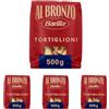 Barilla Pasta Al Bronzo Tortiglioni 100% Grano Italiano, Pasta Trafilata Al Bronzo con Lavorazione al Bronzo Grezzo, Ruvidità Intensa, Formato Spesso e Corposo, Alta Tenuta di Sugo e Cottura, 500 g