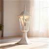 Paletto Lampione Vintage 40cm E27 IP54 Bianco - Serie Tosca