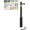 LICHIFIT Bastone per selfie estensibile per DJI Osmo Pocket, asta telescopica regolabile a 3 lunghezze, per Insta360 ONE X3/X2 Action Camera e fotocamere panoramiche