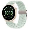 RUIMAYA Cinturini per Smartwatch Compatibili con Garmin Vivoactive 6/5/3/Venu 2 Plus, Cinturino per Orologio in Nylon Intrecciato per Vivomove 3/Sport/Style/Luxe/Trend/HR (Verde Menta, 20mm)