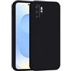 Mixroom - Cover Custodia Case per Samsung Galaxy Note 10 Pro/Note 10+ Plus Protezione Fotocamera in Silicone TPU Morbido Opaco Bordi Piatti Colore Nero