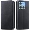 MOJIA Cover per Motorola Moto G86, Custodia Folio Portafoglio in Pelle PU [chiusura magnetica], Case a Libro con Guscio Interno in TPU, Supporto per Carte.. Nero