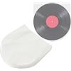 PERFETSELL 50 Buste per Dischi in Vinile da 30 cm Custodie per Dischi Semi-Trasparenti Buste Interne per Dischi in Vinile a Forma di U Custodie Protettive per Dischi Vinile