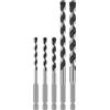 Bosch PRO HEX-5 Drill Bit 5pc set 4x100/5x100/6x100/8x150/10x150mm