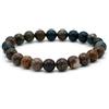 Miracles Minéraux Bracciale con perle rotonde da 8 mm, pietra naturale, creazione artigianale francese, oltre 80 scelte, Taglia unica, Pietra Pietra Circonferenza del polso: 18 cm, Pietra minerale