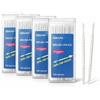 Qibivfo 600 Scovolini Dentali 2 in 1 con Scatola, Scovolino Interdentale in Silicone + Stuzzicadenti, Scovolino Denti Morbido per Igiene Orale Quotidiana Famiglia e Viaggio