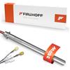 FIREHOFF Candela di accensione per stufa a pellet, 350 W, 160/170 mm, diametro 12,5 mm, attacco bar anello - Garanzia 2 anni - Made in Italy