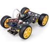 Freenove 4WD Car Kit for Raspberry Pi Pico (Not Included) (Compatible with Arduino IDE), Dot Matrix Expressions, Obstacle Avoidance, Line Tracking, Light Tracing, Colorful Light, App