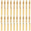 LINSYRC 20 Paia Adattatore di Connettore Maschio Femmina Proiettile Spina a Banana 2.0MM 2MM Placcato Oro per RC Lipo Batteria ESC Motors (2.0MM)