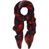 Desigual sciarpa Red Revolution Rectangle Foulard Black nero
