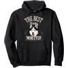 J.Berg Family: Siberian Husky Gifts Wome Best Husky Mom Ever Siberian Husky Cane Regalo Donne Vintage Felpa con Cappuccio