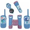 Lexibook, Disney Stitch, Set da avventuriero per Bambini, Walkie-Talkie 120m, Binocolo, Bussola, Torcia, Blu/Viola, RPTW12DLXB