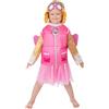 Chaks - Costume da bambina Skye, outfit ufficiale Paw Patrol, set di 4 pezzi con fascia per capelli, ali, maglietta e pantaloni per Carnevale