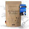 Glow & Shine Collagene Polvere 500 g - Idrolizzato Premium [Imbottito in Germania] | 100% puro e senza additivi | insapore | peptidi di collagene tipo 1 e 3 | Solubilità perfetta