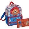 Paddington Zaino con orsetto e astuccio in tasca frontale trasparente per bambini, Multi, Taglia unica, Zaino
