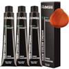 FemMas Colore Per Capelli 3x Biondo Chiaro Rame Intenso 8.44 I Colore Per Capelli In Crema Con Olio Di Argan, Cheratina & Ceramidi I Colorazione O Tintura Per Capelli Duratura Per Risultati Di Colore