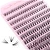 Parriparri Ciglia Finte Ciuffetti 200PCS C Curl 8-16mm Mix 30D Individuali Extension Ciglia Naturali DIY Cluster Volume Professionali Ciglia a Grappolo Fai Da Te per Uso Personale a Casa