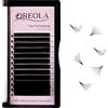 Oreola Flat Lashes 0.07D 16mm Ellisse Volume Ciglia Extension, Estensioni Ciglia Floreali Autofiorenti Fatte A Mano, 2D-20D Fast Fan Ciglia Individuali Classiche per Uso Professionale