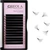Oreola Volume Lashes 0.07C Curl 13mm Ciglia artificiali a fioritura rapida Ciglia semplici a ventaglio 1 secondo Ciglia a ventaglio Ciglia di seta a grappolo per uso professionale