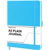 DagouColor Quaderno, A5, 90 Fogli(180 Pagine), PU Leder Hardcover Tagebuch, 120GSM Premium Quaderni per Office School Home Business Scrittura & Prendendo Appunti, Tasca, Chiusura Elastica