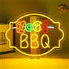 ineonlife BBQ Grilling Scritte Neon, Spiedini Scritta Led Per La Decorazione Della Parete,Insegne Luminose Per Barbecue Restaurant,Bar,Grill On Patio, Potluck Food,Cucina,Bivacco