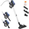 Akitas S12 Aspirapolvere Verticale con Filo 600W 17kPa con Spazzola Tedesca Wessel-Werk, Aspirapolvere Scopa 2 in 1 Senza Sacco Leggera e Potente con Filtro HEPA Lavabile