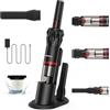 Akitas Aspirabriciole Senza Fili H2 - 0,5 kg Ultra Leggero, Aspirapolvere Portatile con Autonomia fino a 26 min, Filtro HEPA & Acciaio, Accessorio 2-in-1 per Auto, Divano e Casa
