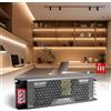 SUCIKORIO 24V 300W Dimmerabile Alimentatore LED, Ultra Sottile Trasformatore LED Driver AC 220V a DC 24 Volt 12,5A 300W Trasformatori Adattatore LEDs a Tensione Costante Senza Sfarfallio per Leds