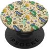 Cute Cottagecore Aesthetic Accessories F Floral Mushroom Pattern For Women And Girls Aesthetic Frog PopSockets PopGrip Adesivo