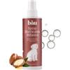 Bau Spray Sciogli Nodi Pelo Cane Senza Risciacquo - Districante per Cani Bifasico con Acido Ialuronico e Olio di Argan - Ideale Scioglinodi Cani a Pelo Lungo Luminoso