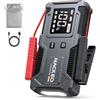 NACKEO Avviatore Batteria Auto, 8000A Avviatore di Emergenza per Auto/Moto (9,0L Gas or 7,0L Diesel), Starter Batteria Portatile Jump Start con Cavi Integrati, Torcia LED, Lunga Autonomia, Ricarica Rapid