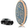 TOOMUME Cover Chiave Auto per Hyundai Kona SX2 Tucson NX4 Ioniq 6 5 Staria | Silicone Morbido, Antiurto, Anticaduta, Antigraffio, Custodia Protettiva Chiave per Santa Fe Grandeur GN7 Sonata Elantra