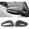 TTCR-II 2PCS Compatibile con Calotte Specchietti VW GOLF 6/GTI 6/Touran 1T3 | 2009-2014 GOLF MK6 Copri Specchietto Sinistra+Destra Coperchio Specchio Retrovisore Touran 1T3 Tappi Specchietti-Carbonio