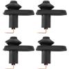 VGOL 4 pulsanti di ricambio per luci di cortesia per portiera interna dell'auto, 700836705970, adatti per la maggior parte delle auto (41 x 37,5 x 21,5 mm)