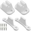 suaywo 2 Pezzi Bianco Forma di T Fermo per Porta Roulotte e Camper Ricambi Camper Accessori Camper Roulotte Fermaporta Camper Fermaporta per Camper, per Camper, Roulotte, Barche, Armadietto