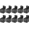 A ABSOPRO 10Pz Relè 4 Pin 12V 40Amp SPST Modello JD2912-1H-12VDC | Dimensioni 5.3x3.1x2.8cm, Temperatura -30°C~+80°C, Potenza 560W, Modello JD2912-1H-12VDC